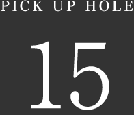 PICK UP HOLE 15